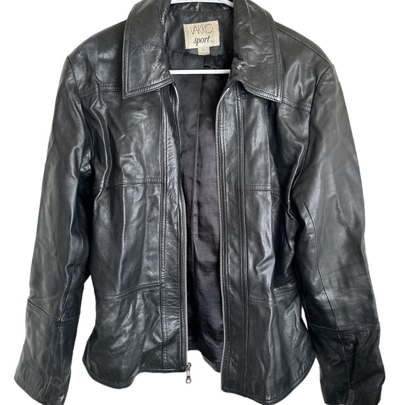 Vakko 100% real leather jacket - Picture 3 of 6